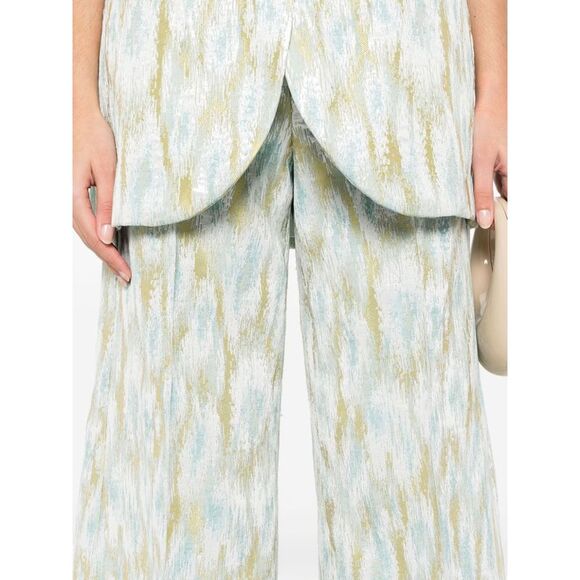 Erika Cavallini Women Printed Cropped Trousers - Picture 2 of 5